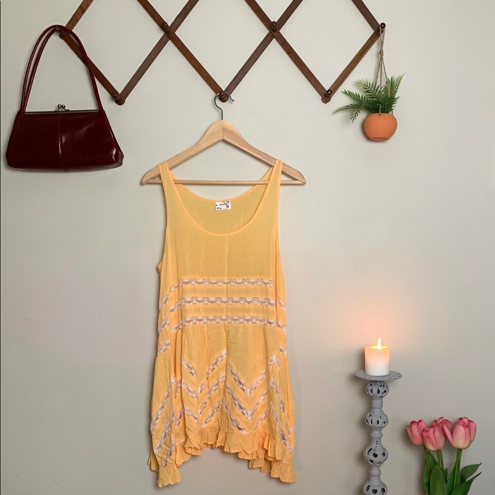 Yellow Free People slip